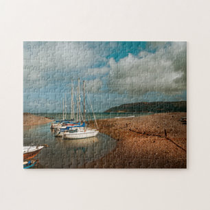 Puzzle Bateaux à Porlock Weir Photographie