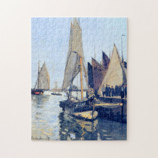Puzzle Bateaux à voile à Honfleur Monet Art