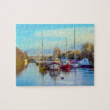 Bateaux au port de Lydney