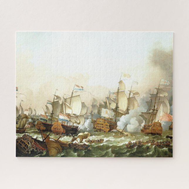 Puzzle Bateaux de combat de Clipper Navires Battle Ocean  (Horizontal)