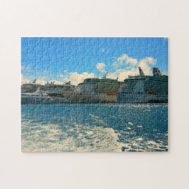 Puzzle Bateaux de croisière à St. Martin/St. Maarten (Horizontal)