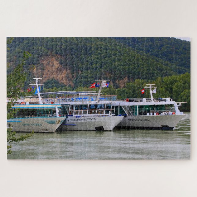 Puzzle Bateaux de croisière, Danube, Autriche (Horizontal)