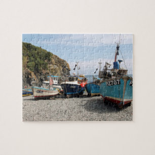 Puzzle Bateaux de pêche Cadgwith les Cornouailles
