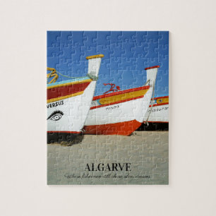 Puzzle Bateaux de pêche sur la plage de l'Algarve Photo