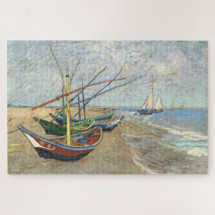 Puzzle Bateaux de pêche sur la plage par Vincent Van Gogh