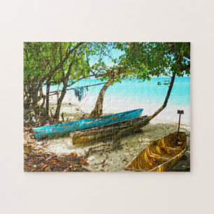 Puzzle Bateaux de plage Jamaïque.