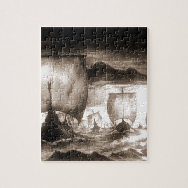 PUZZLE BATEAUX DE VIKING (Vertical)