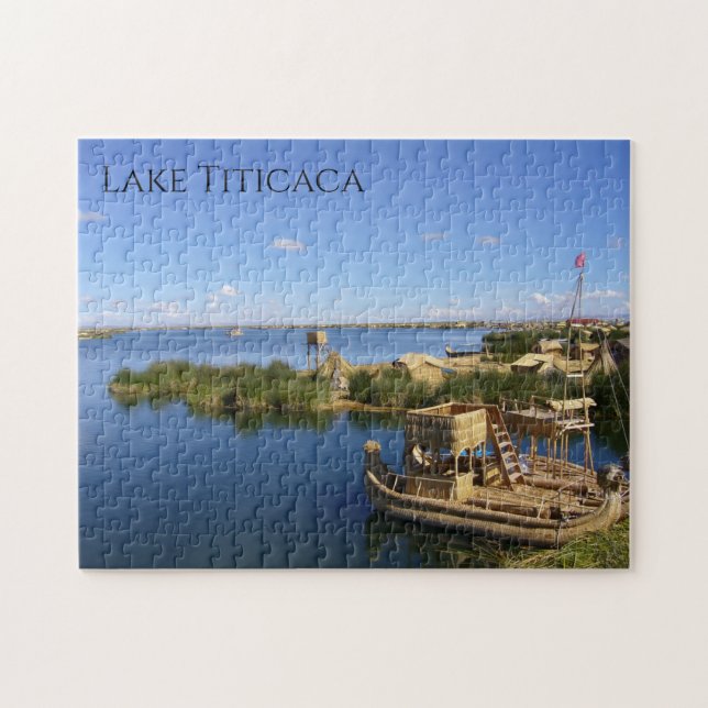 Puzzle bateaux du lac titicaca (Horizontal)
