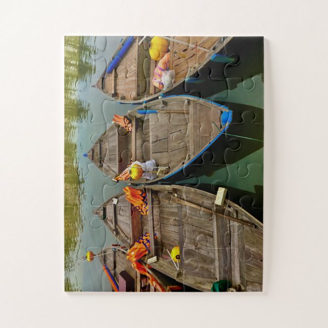 Puzzle Bateaux Lanternes de Hoi An, Vietnam (Vertical)