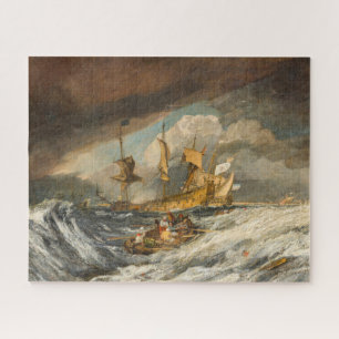 Puzzle Bateaux Menant des Ancres...guerre par Turner