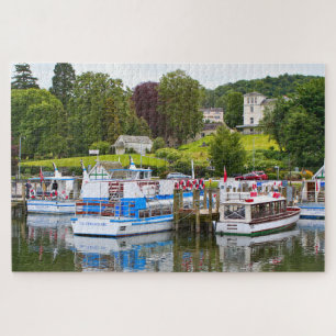 Puzzle Bateaux sur le lac Windermere, Cumbria, Angleterre