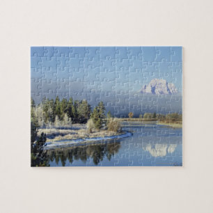 Puzzle Bâti Moran et lac string dans Teton grand