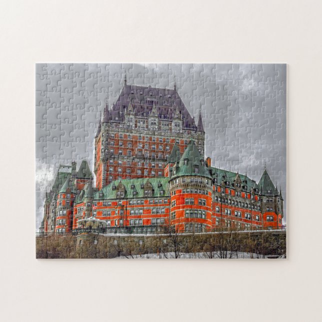 Puzzle Bâtiment Frontenac Québec. (Horizontal)