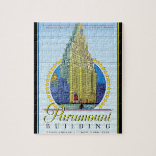 Puzzle Bâtiment Paramount New York City