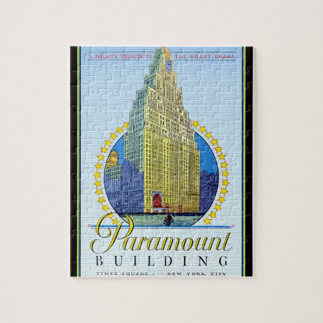 Puzzle Bâtiment Paramount New York City (Vertical)