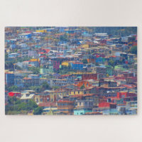 bâtiments couleur valparaiso