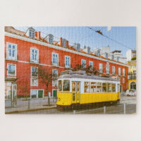 Bâtiments historiques de tramway Lisbonne Portugal