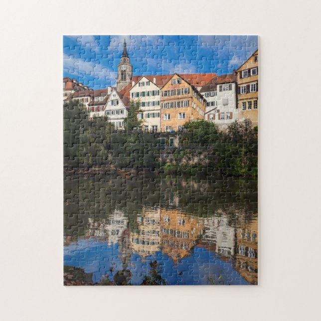 Puzzle Bâtiments le long de la rivière | Allemagne (Vertical)