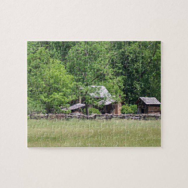 Puzzle Bâtiments rustiques (Horizontal)