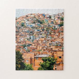 Puzzle Bâtiments Ville de Medellin, Colombie