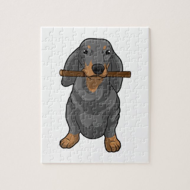Puzzle Bâton Dachshund (Vertical)