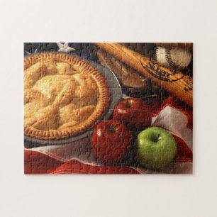 Puzzle Batte de baseball patriotique de tarte aux pommes