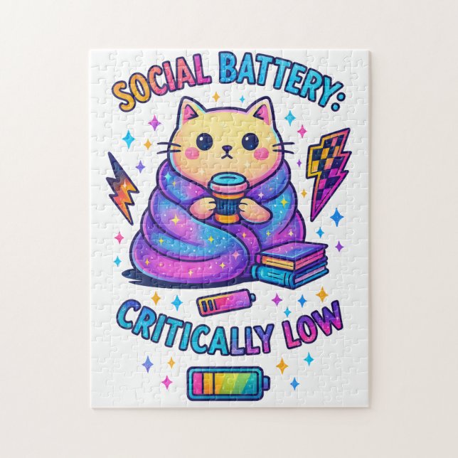 Puzzle Batterie sociale Critique... (Vertical)