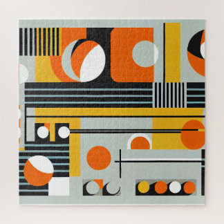 Puzzle Bauhaus Geometric Design 01 Perfect For
