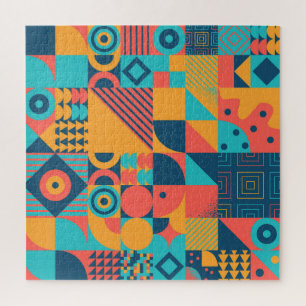 Puzzle Bauhaus Retro : les années 70 de la musique géomét