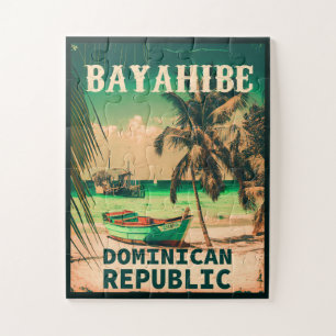 Puzzle Bayahibe République Dominicaine - Retro Vintage 60