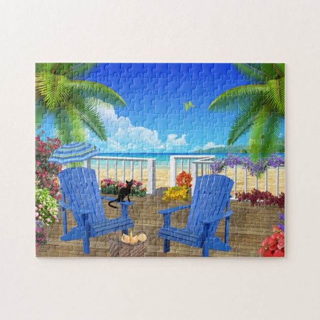 Puzzle Beach House Getaway | Paradis tropical (Horizontal)