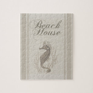 Puzzle Beach House Seahorse Seashore
