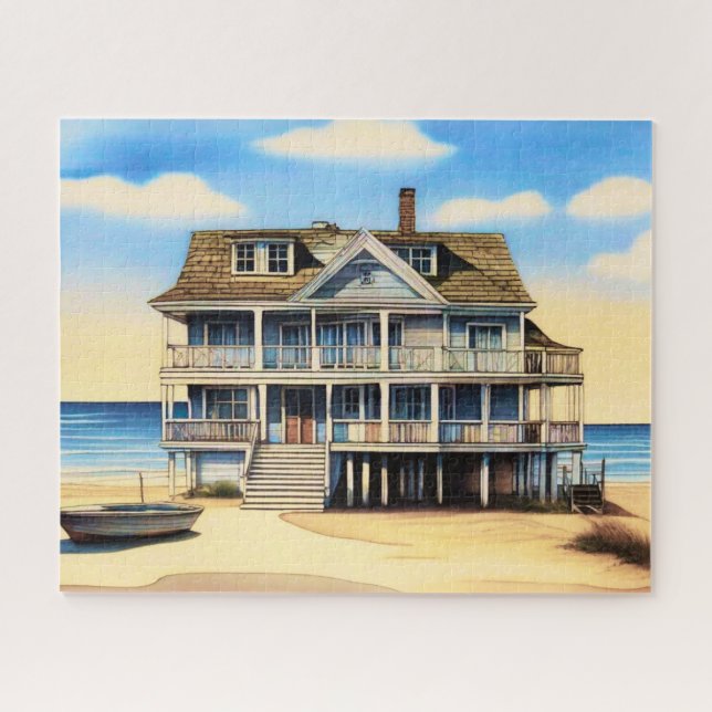 Puzzle Beach House sur le sable (Horizontal)