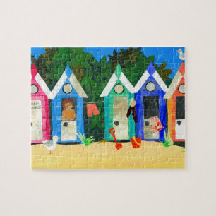Puzzle 'Beach Huts'