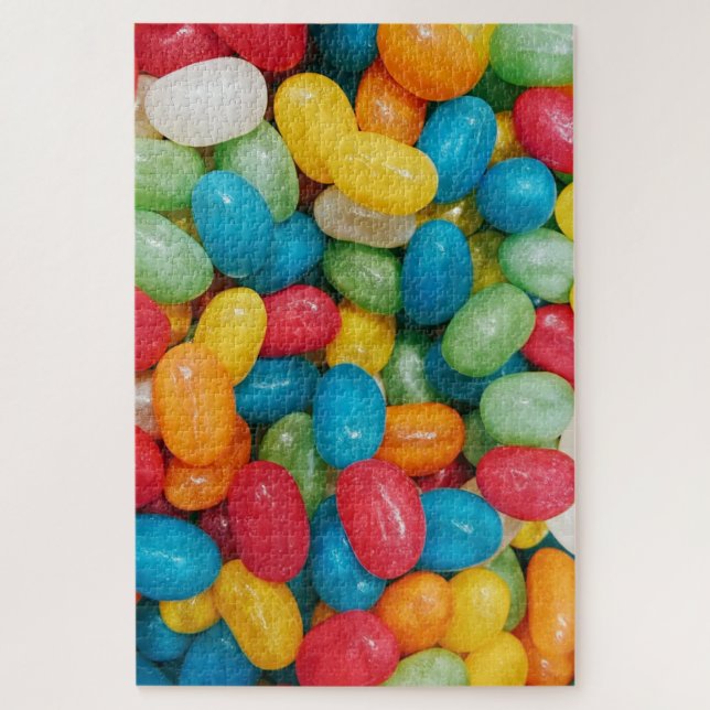 Puzzle Bean Candies de gelée coloré (Vertical)