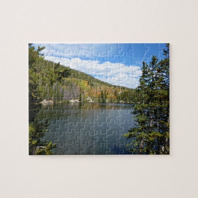 Puzzle Bear Lake à Rocky Mountain National Park (Horizontal)