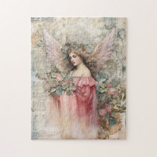 Puzzle Beau ange aquarelle