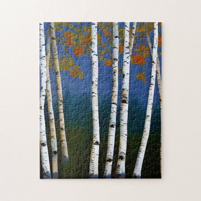 Puzzle Beau bouleau d'automne (Vertical)