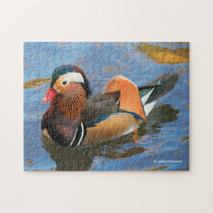 Puzzle Beau canard Mandarin dans l'étang