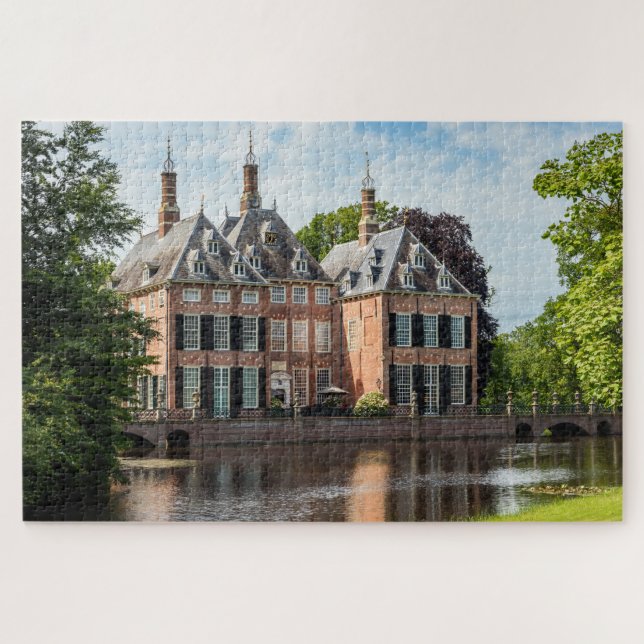 Puzzle Beau château de Duivenvoorde à Voorschoten (Horizontal)