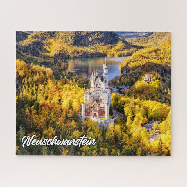 Puzzle Beau Château de Neuschwanstein, Allemagne (Horizontal)