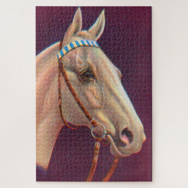 Puzzle beau cheval blanc (Vertical)