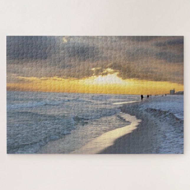 Puzzle Beau coucher de soleil à Pensacola Beach, Floride (Horizontal)