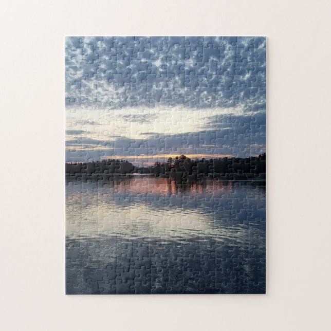 Puzzle Beau coucher de soleil de printemps Ishpeming Mich (Vertical)