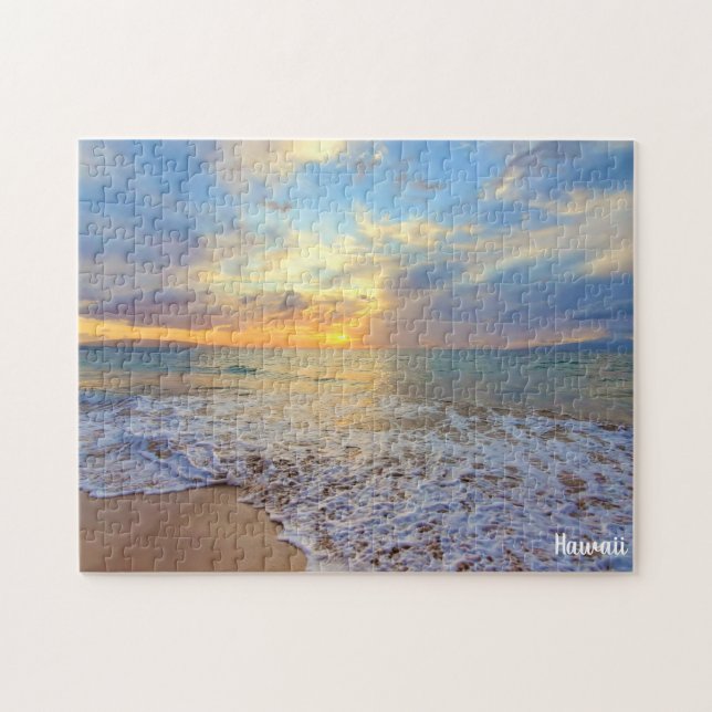 Puzzle Beau coucher de soleil hawaïen (Horizontal)