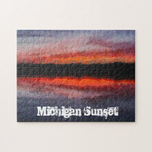 Puzzle Beau coucher du soleil du Michigan