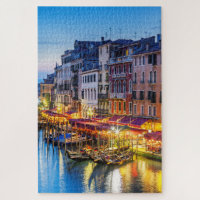 Beau Grand Canal Sunset Venise Italie Voyage