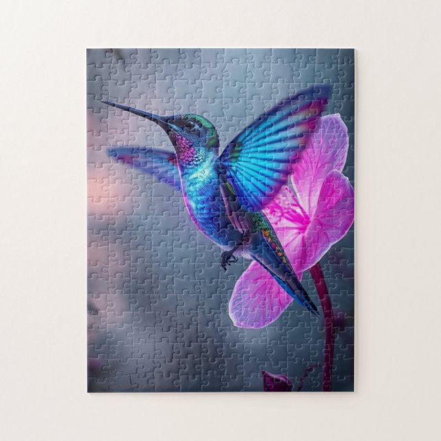 Puzzle Beau jardin de colibris (Vertical)