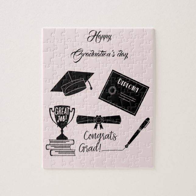 Puzzle Beau Joyeux Joyeux jour de Graduations (Vertical)