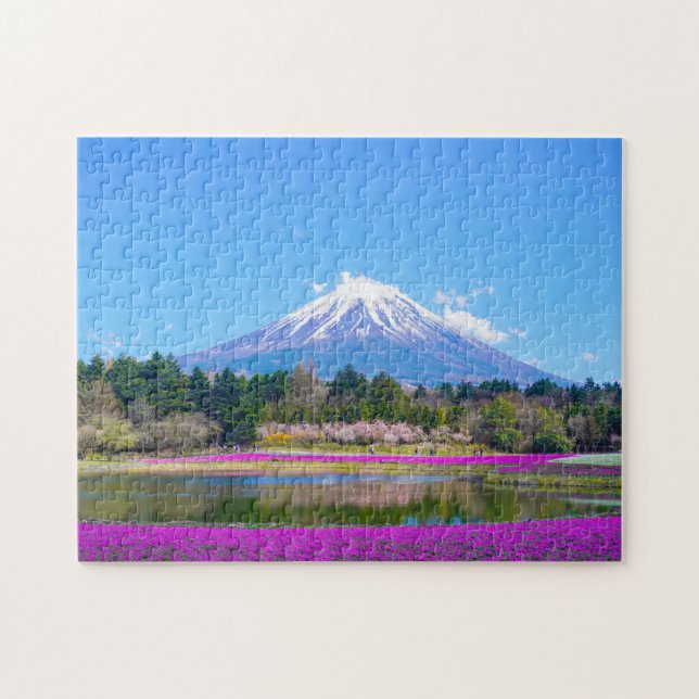 Puzzle Beau Mont Fuji | Préfecture de Shizuoka Japon (Horizontal)